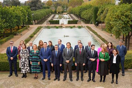 Foto de familia de los asistentes a la Conferencia Sectorial de Administración de Justicia