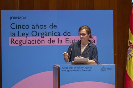 La ministra Mónica García clausura la jornada conmemorativa "Cinco años de la Ley Orgánica de Regulación de la Eutanasia"