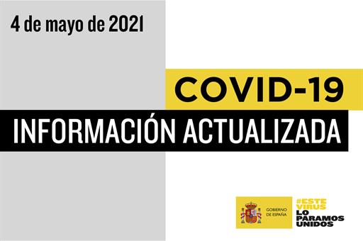 Cartela COVID-19-Información actualizada 4 de mayo de 2021