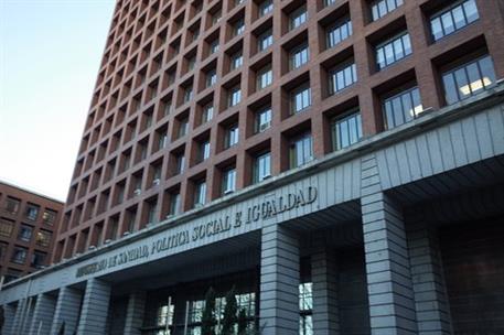 Fachada del Ministerio de Sanidad.