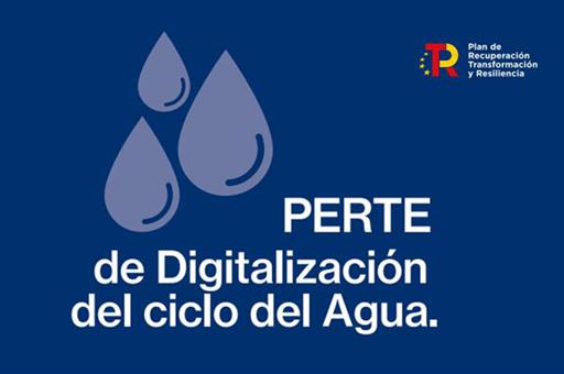 Portada del PProyecto Estratégico para la Recuperación y Transformación Económica (PERTE) de digitalización del ciclo del agua