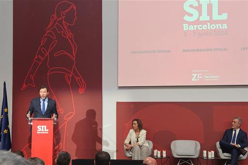 Oscar Puente en el Salón Internacional de la Logística 2024, en Barcelona