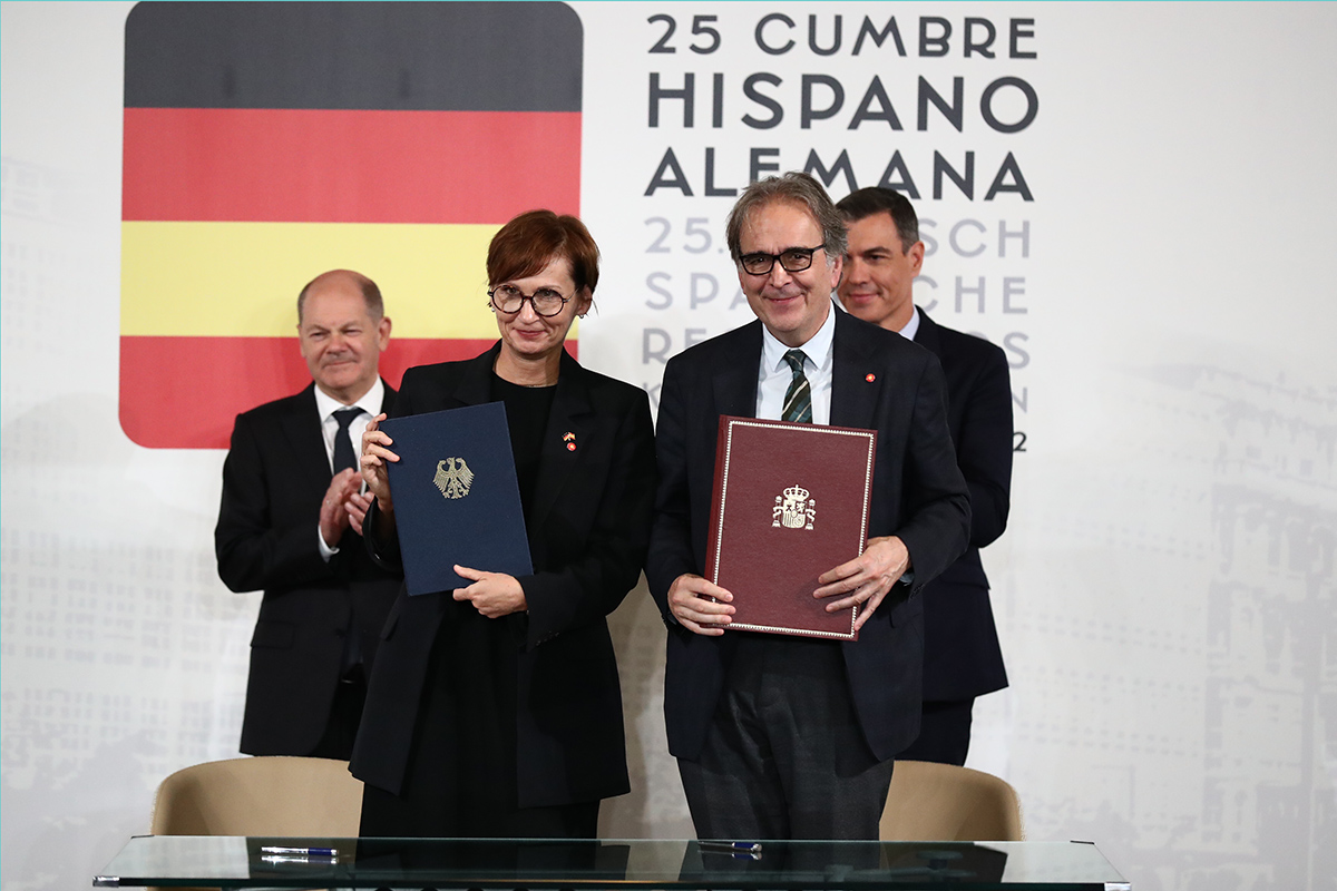 La Moncloa. 05/10/2022. España Y Alemania Firman Un Acuerdo Para ...